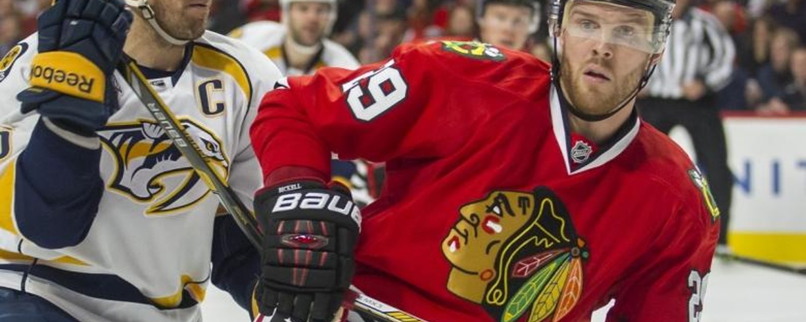 Report: Bryan Bickell relieved to be traded out of Chicago.