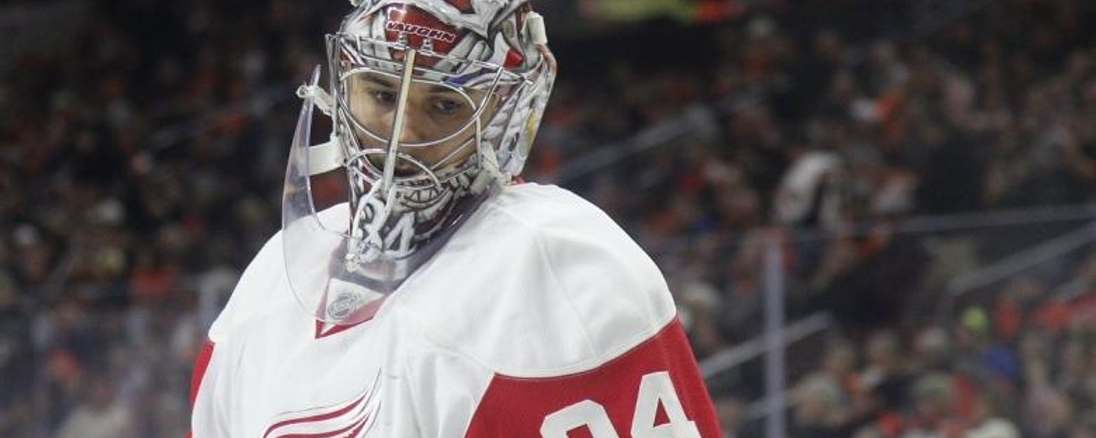 Red Wings headed for arbitration battle with their starting goaltender.