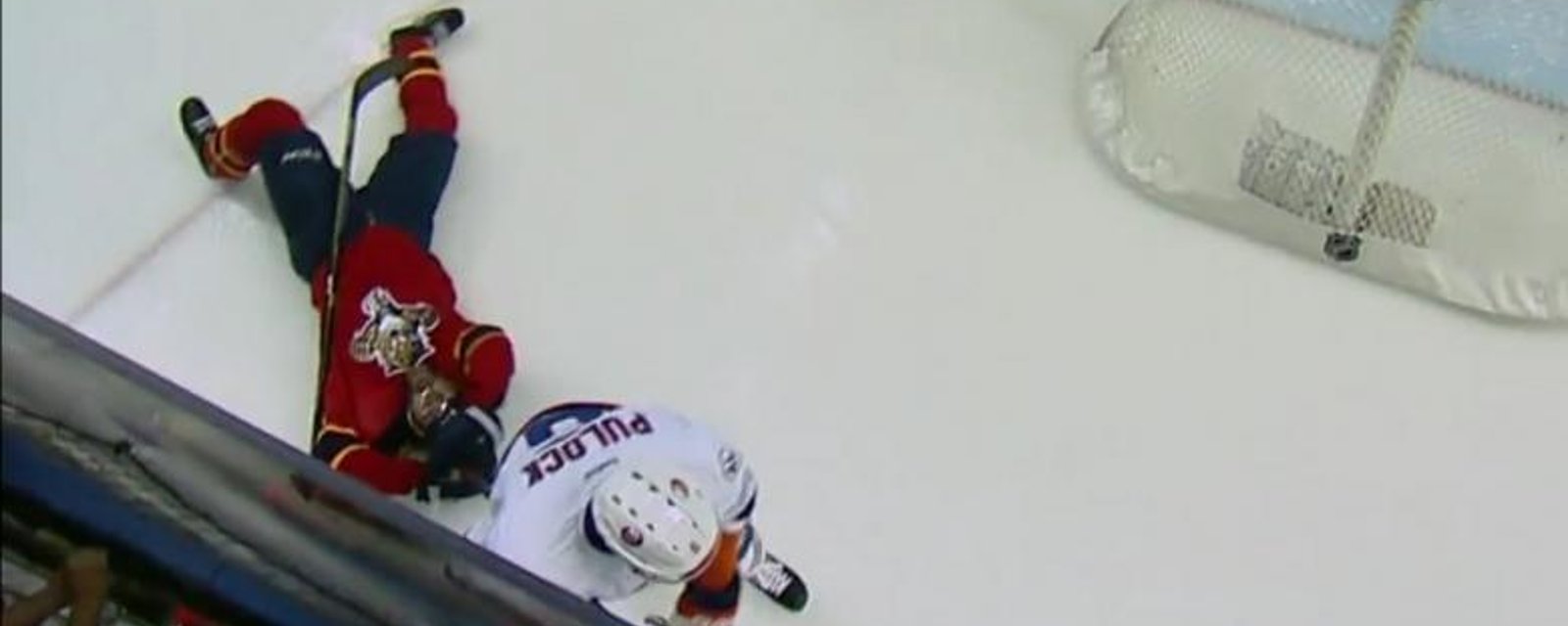 NHL legend Jaromir Jagr injured by hit from behind.