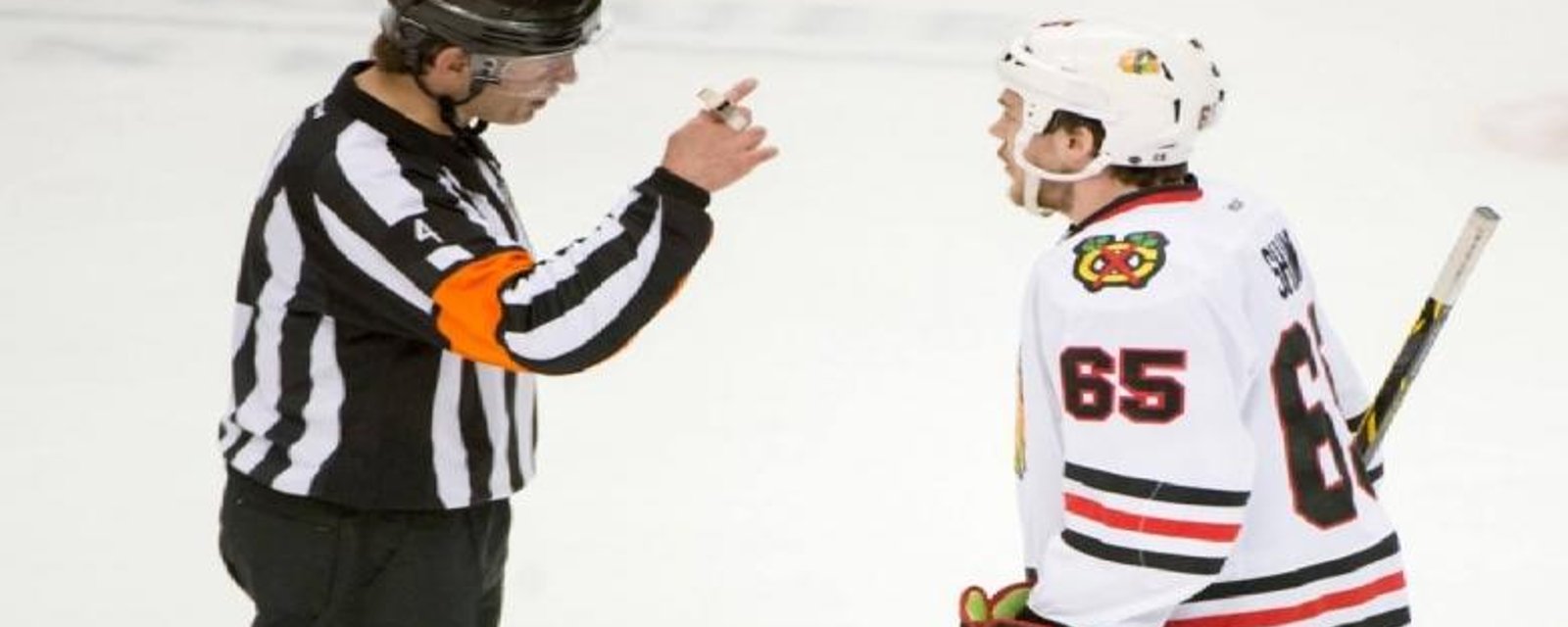 Breaking: Blackhawks forward Andrew Shaw has been suspended for using a bad word.