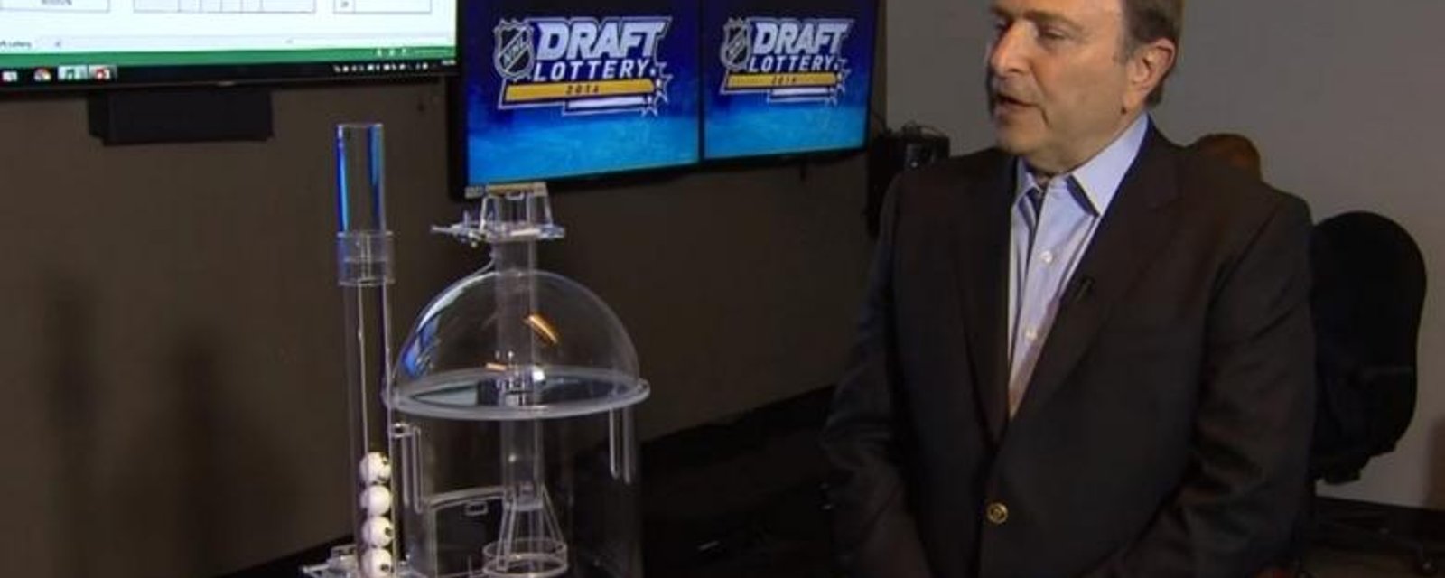 Behind the scenes look at how the Leafs won the Draft Lottery.