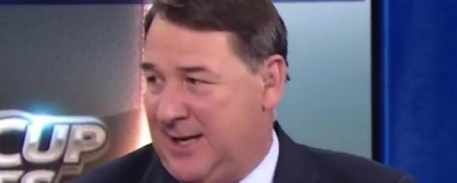 Mike Milbury appears to advocate for intentionally injuring players. 