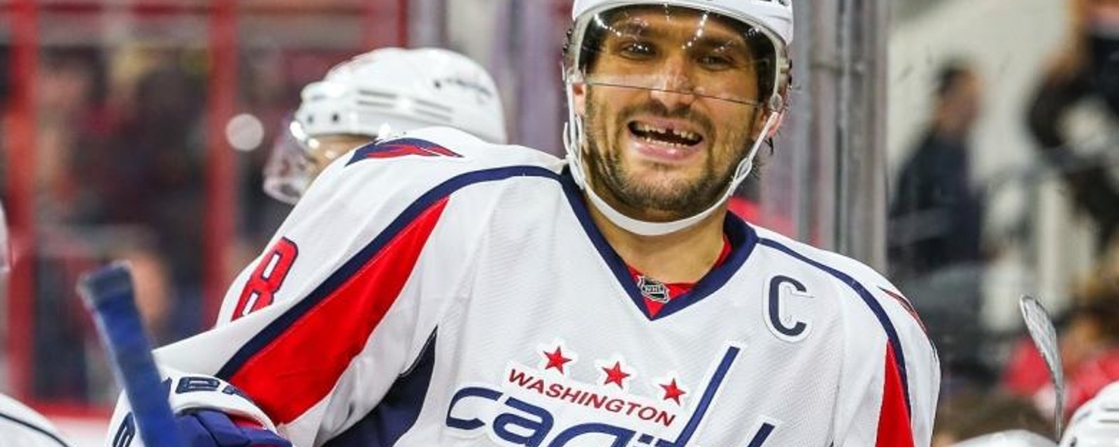 Alexander Ovechkin scores his 500th NHL goal.