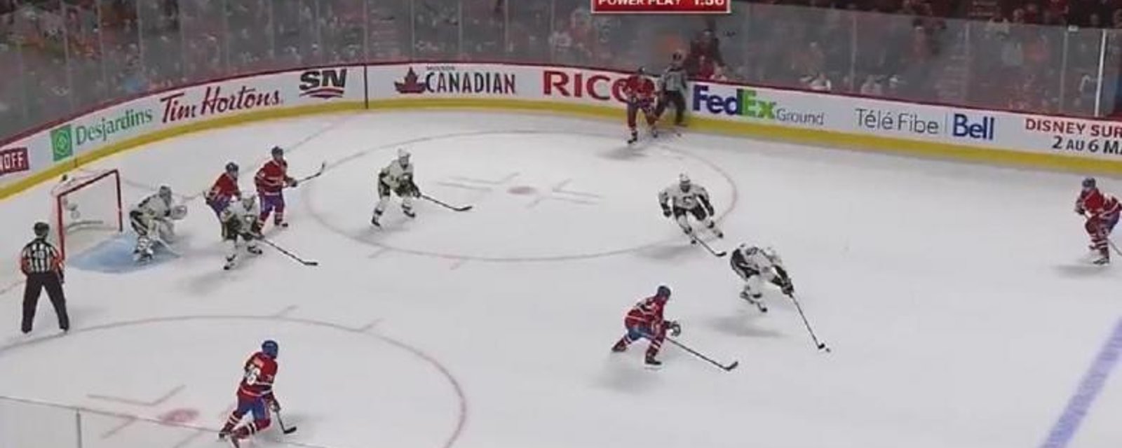 Great defensive awareness finishes off the Canadiens!