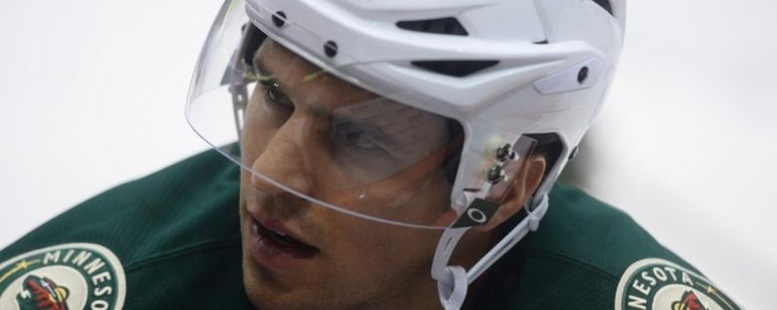 Signs of problems for Wild star Zach Parise.