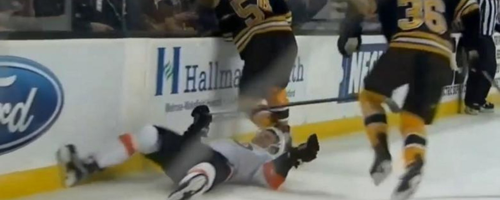 Breaking: Rinaldo knocks out former teammate with a very dirty hit.