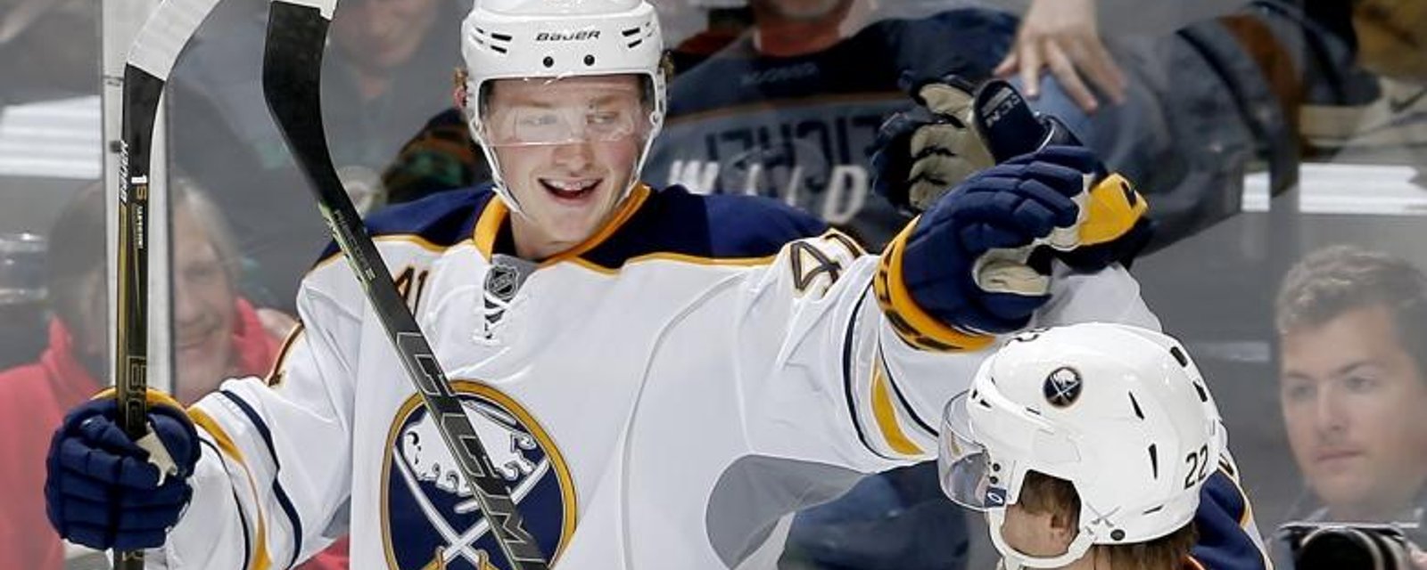 Video: Jack Eichel scores beautiful short handed goal on the Maple Leafs.