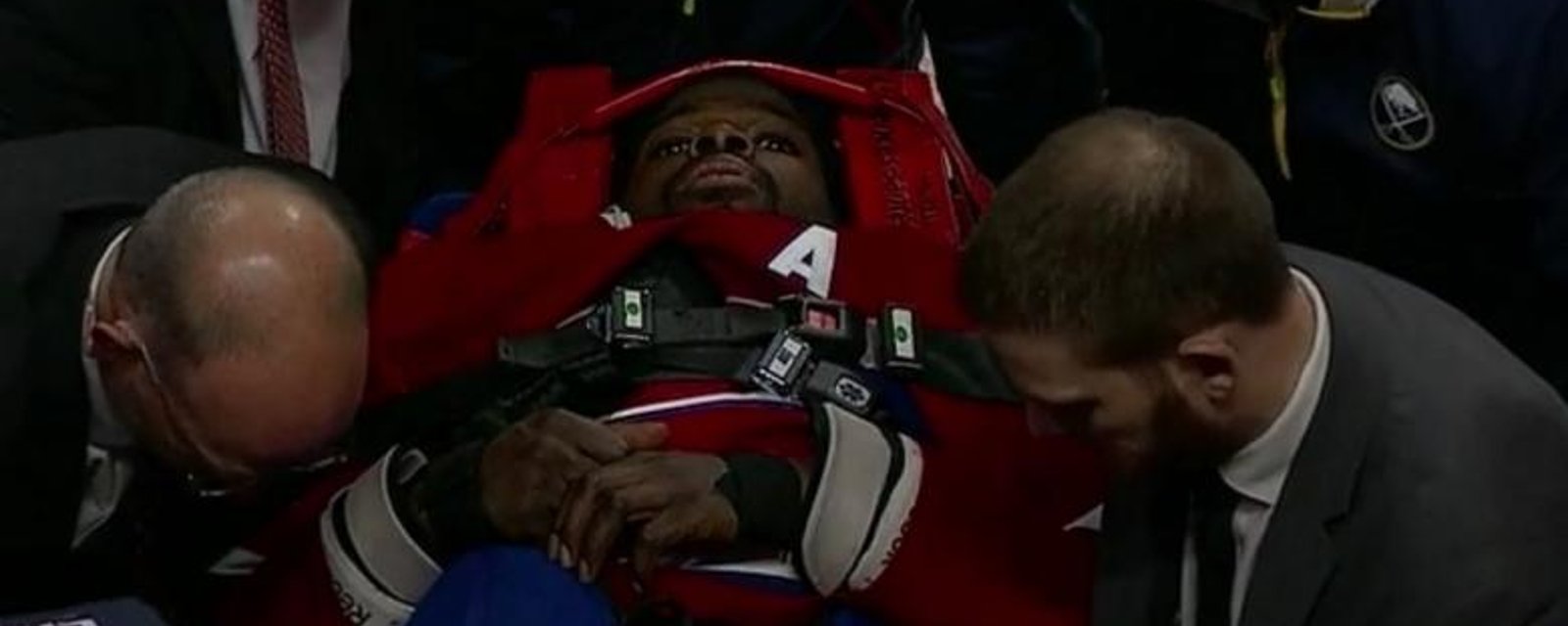 Breaking: P.K. Subban has been carried off the ice on a stretcher.