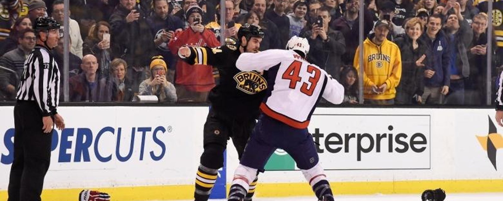 Thornton and McQuaid throw down in a heavyweight bout.