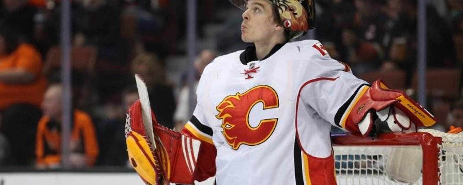 Flames GM admits he will not attempt to re-sign his goaltender.