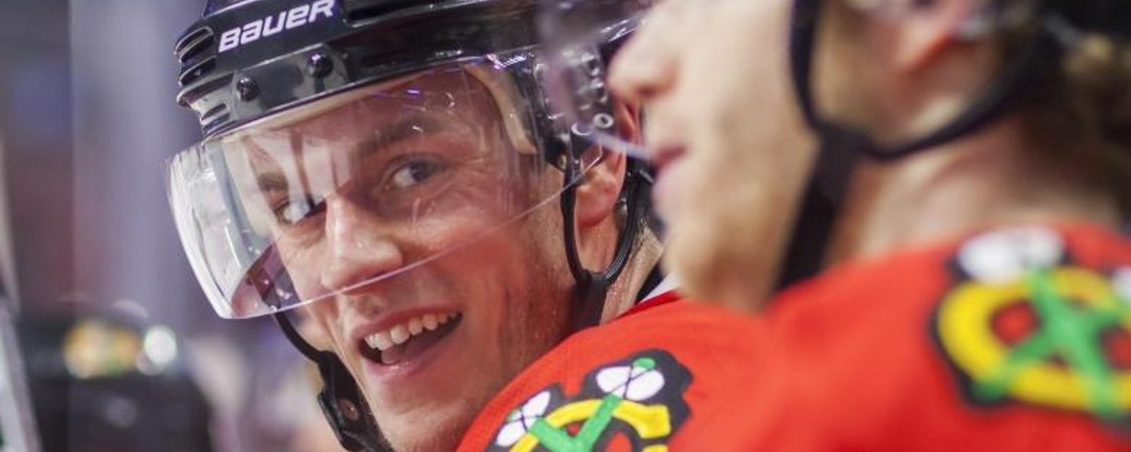Joanthan Toews issues hilarious playoff challenge to Patrick Kane.