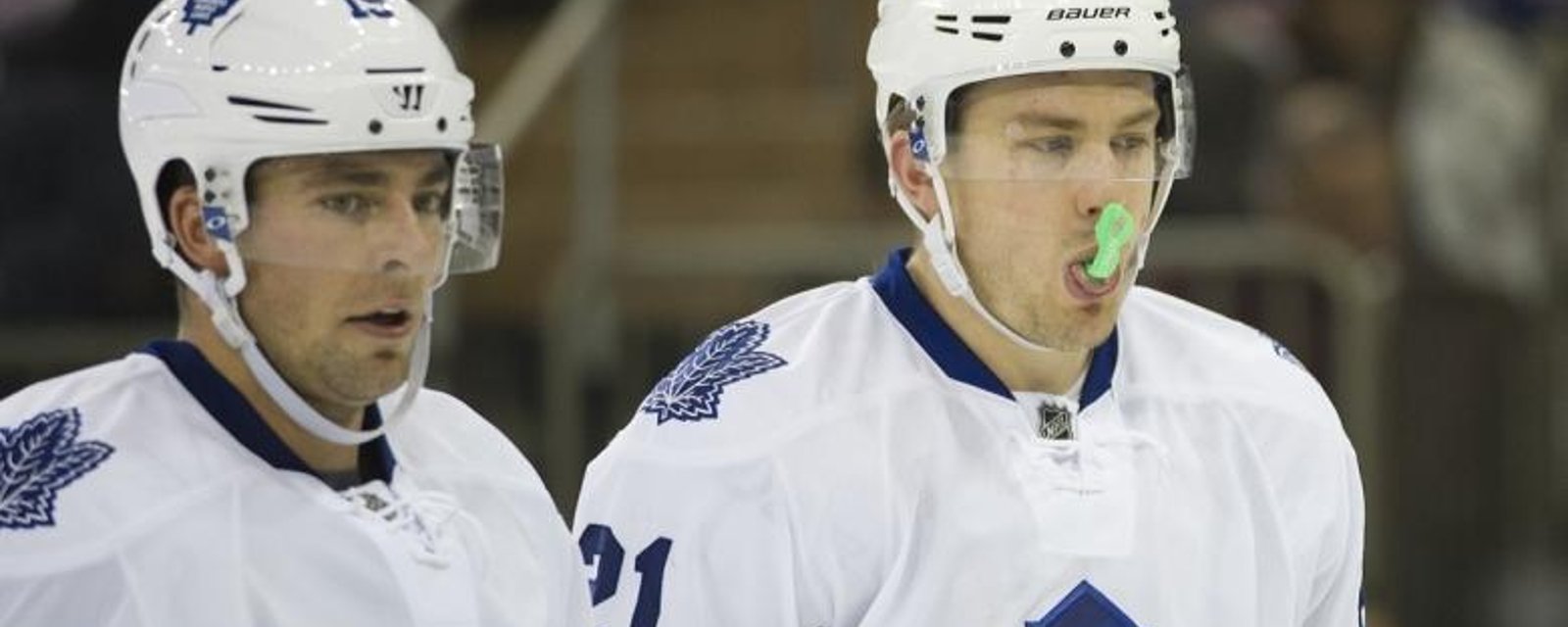 Breaking: Leafs confirm not just one but two players are done for the season.