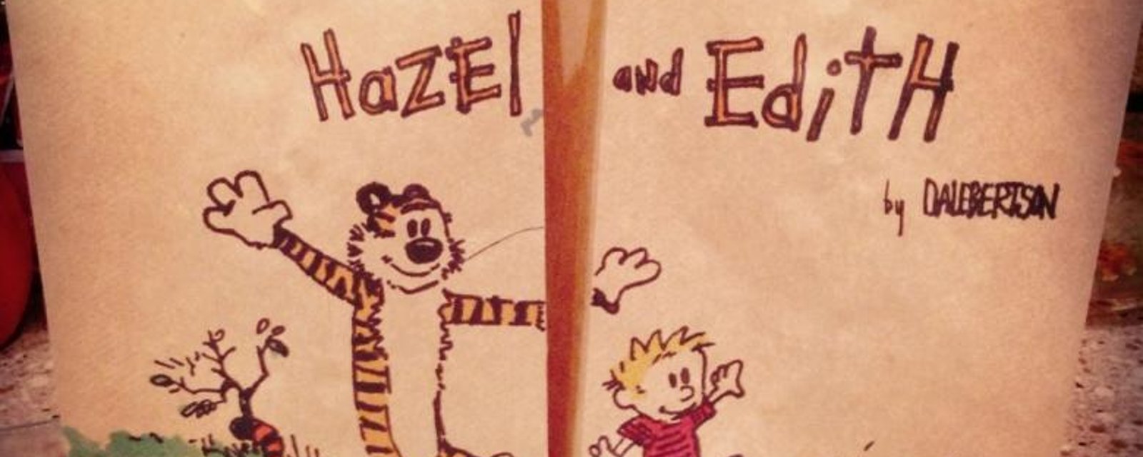 Must See: Father draws amazing hockey artwork on his kids lunchbags!