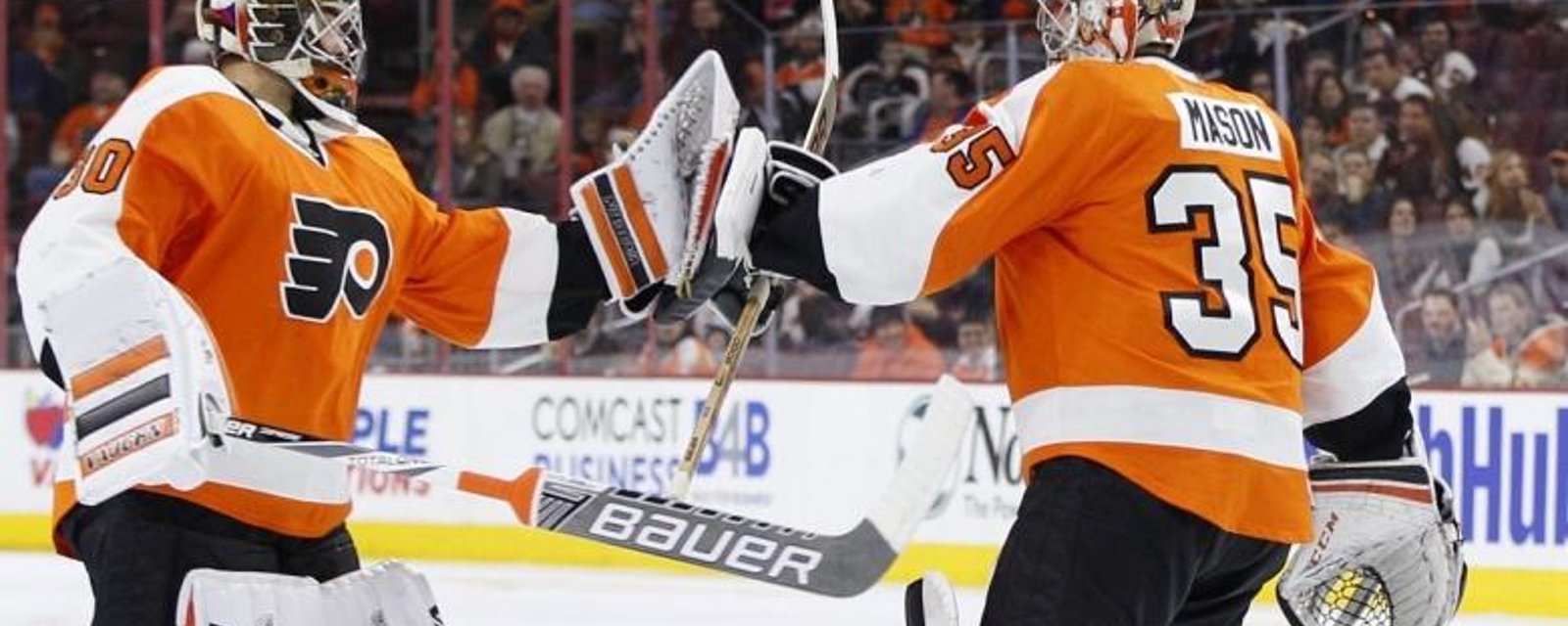Flyers suffer another injury between the pipes.