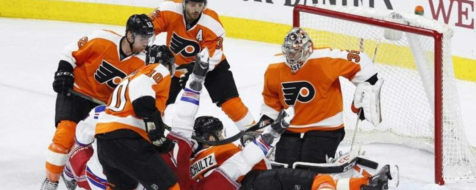 The Flyers were in fact hiding something yesterday, an injury to a core player.