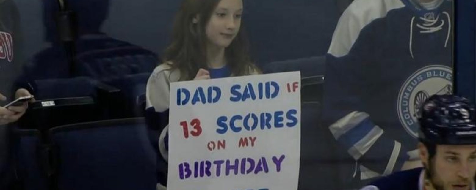 Fan shows up with a special request from an unlikely player.