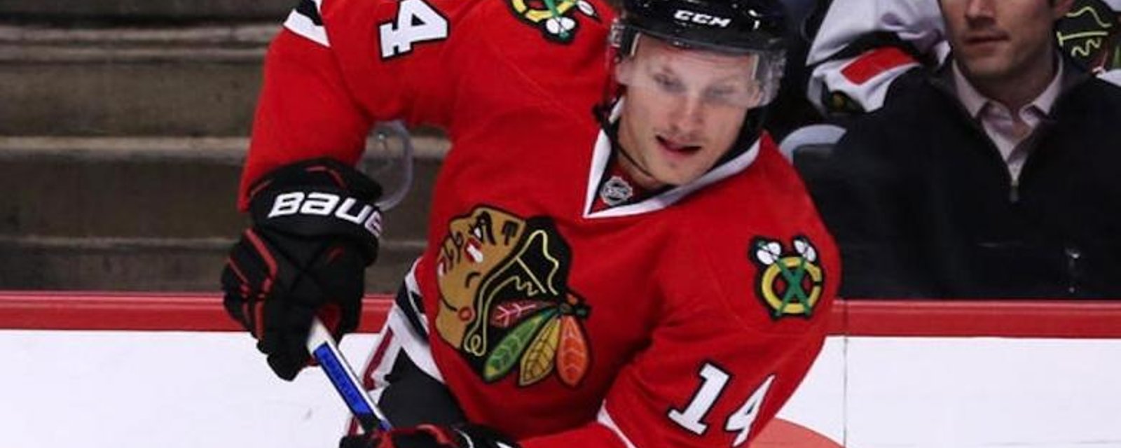 Blackhawks' player won't play tonight for the dumbest reason.