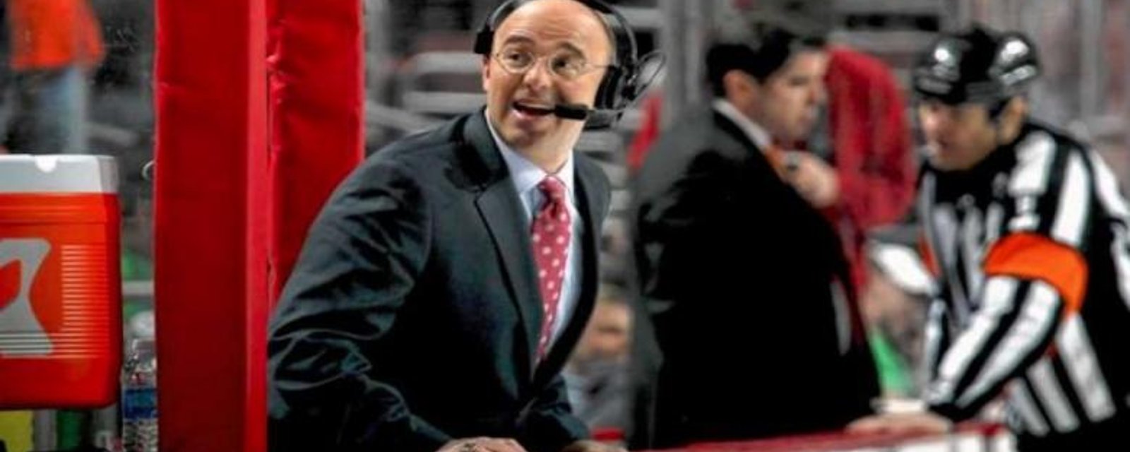 Must See: Pierre McGuire interviews the wrong coach behind the bench!