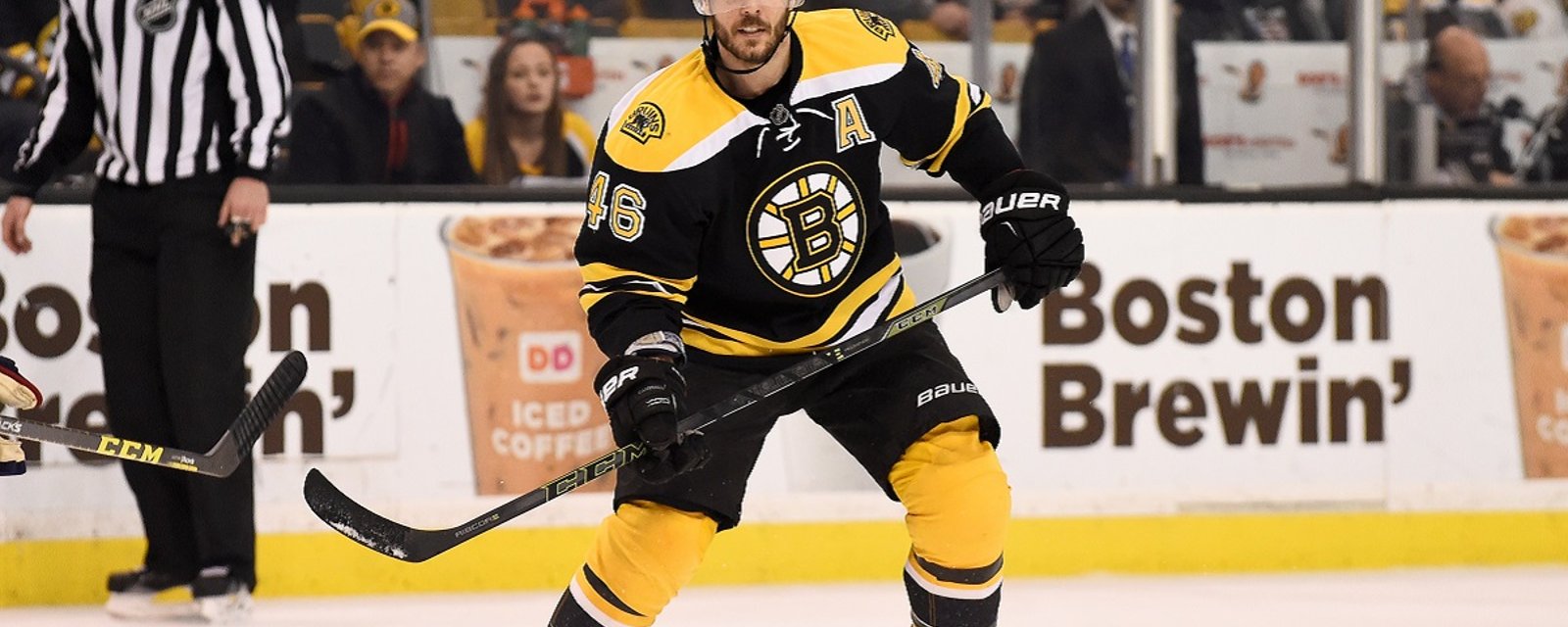 Bruins forward to miss World cup due to injury.