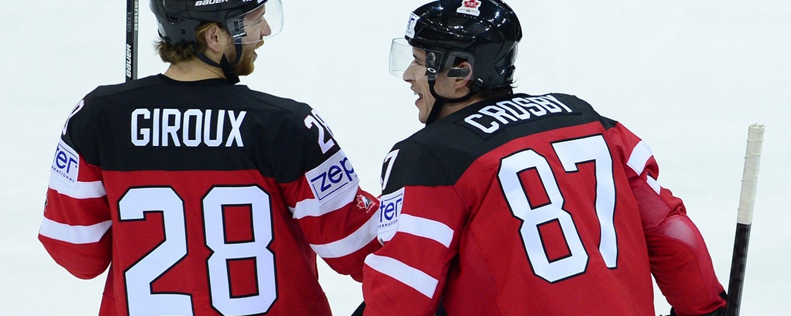 Report: Claude Giroux punches Crosby in Team Canada practice.