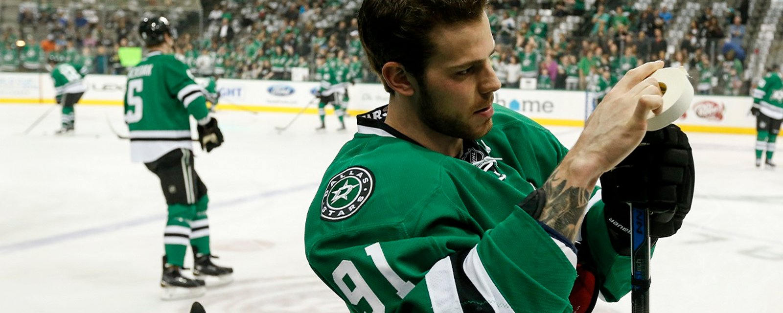Report: Update on Tyler Seguin after he was unable to practice yesterday.