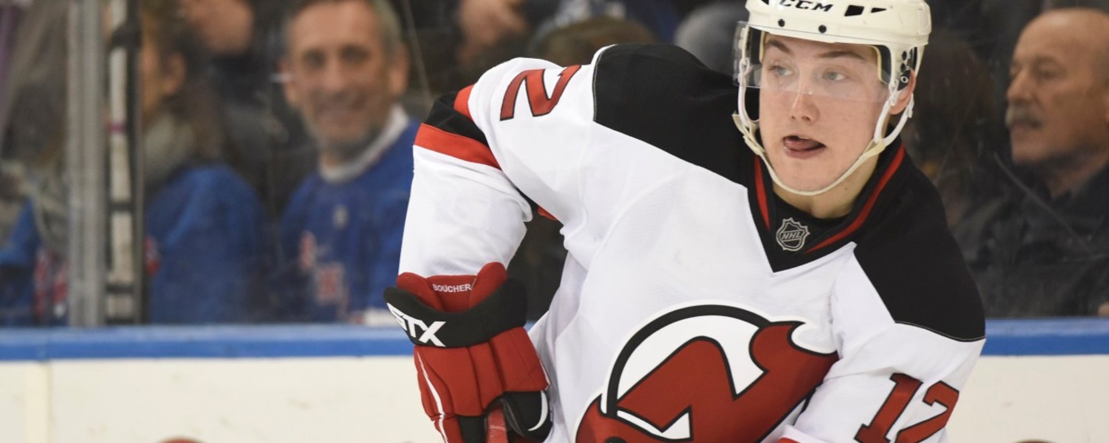 The return of Taylor Hall forces the Devils to put young forward on waivers.