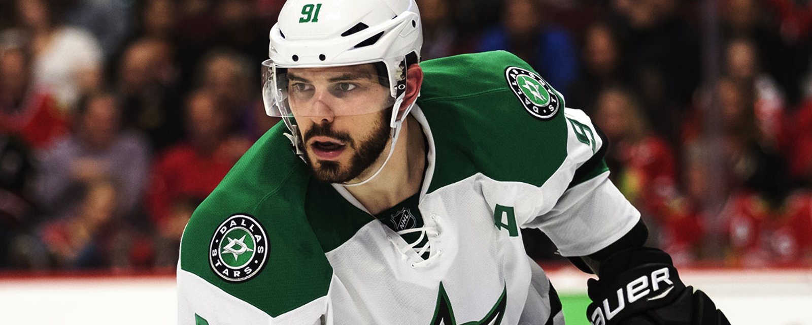Video: Colorado's player out for 2 months after blocking Tyler Seguin's shot!