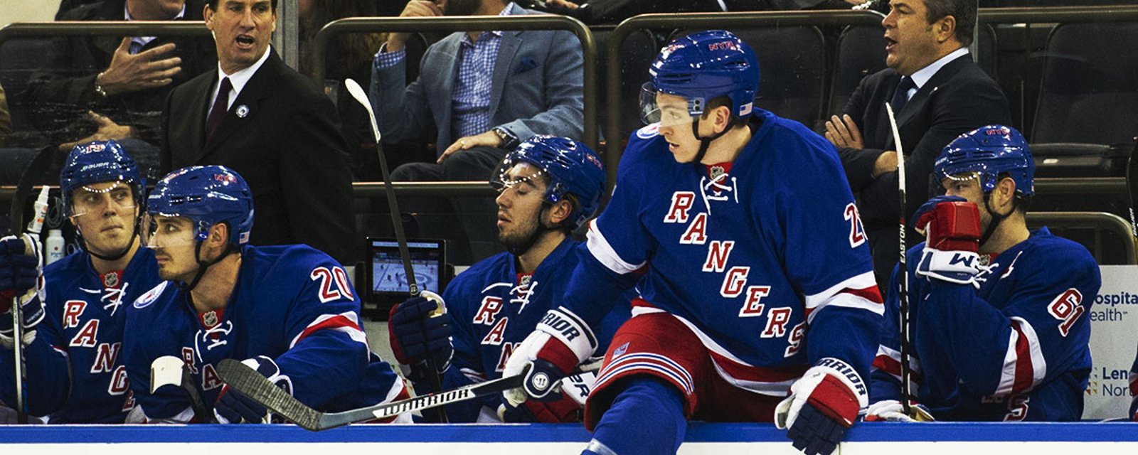 Breaking: Another Top6 forward sidelined for the Rangers!