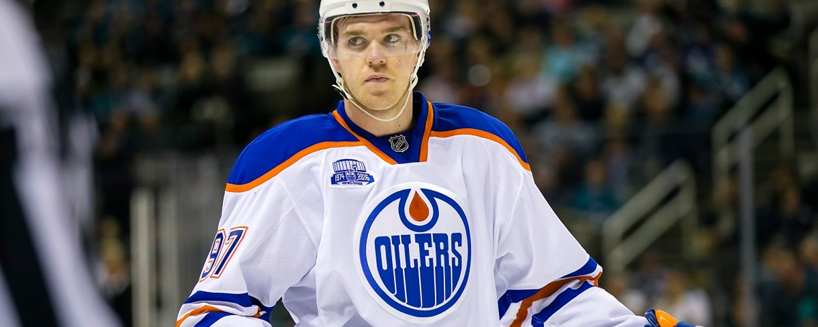 Connor McDavid says a rival player intentionally injured him.