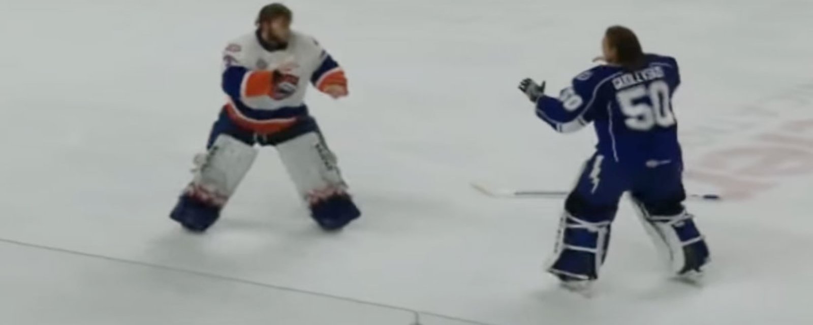 Must See: Goalie fights? Goalie fights!