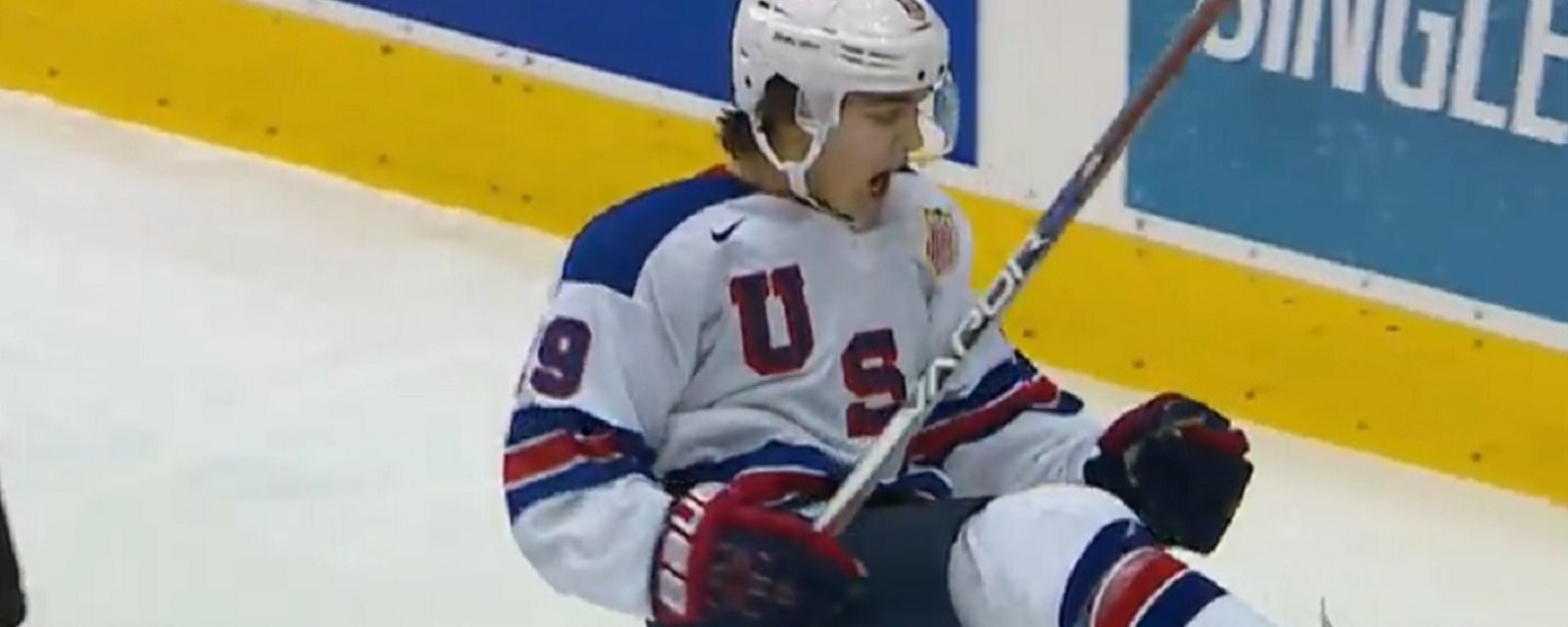 Must See: Clayton Keller opens the scoring for Team USA with a beautiful move.