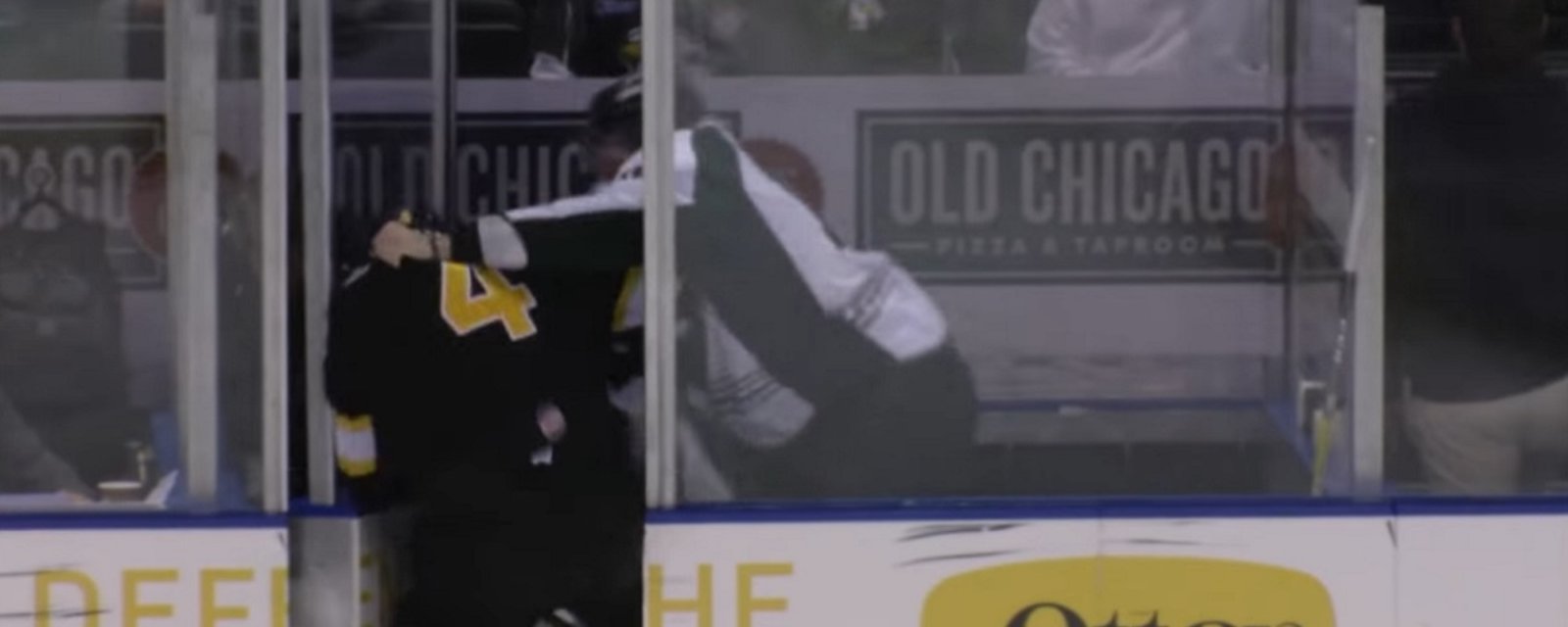 Player suspended after starting a fight in the penalty box!