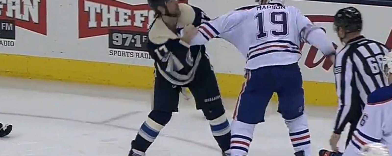 Dubinsky takes a huge hit and follows it up with a solid fight.