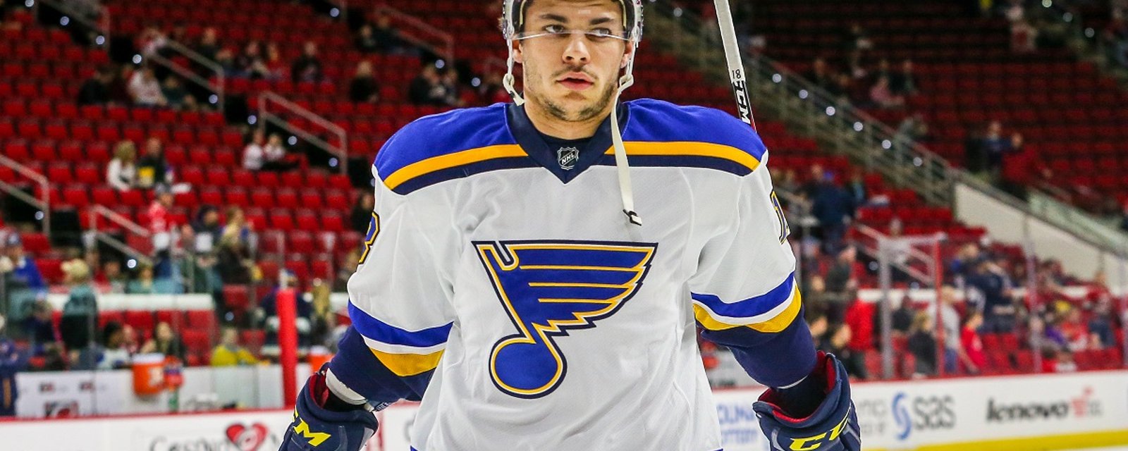 Blues worst fears become a reality as they lose young forward on waivers.