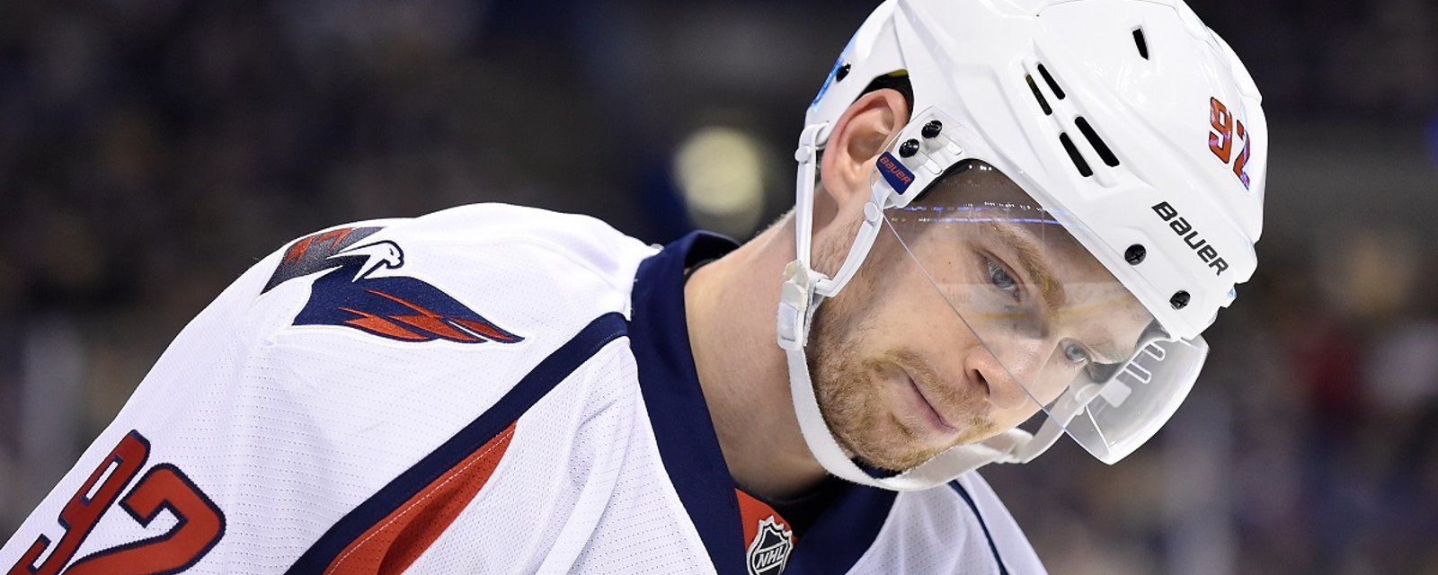 Washington Capitals forward busted for diving by the NHL.