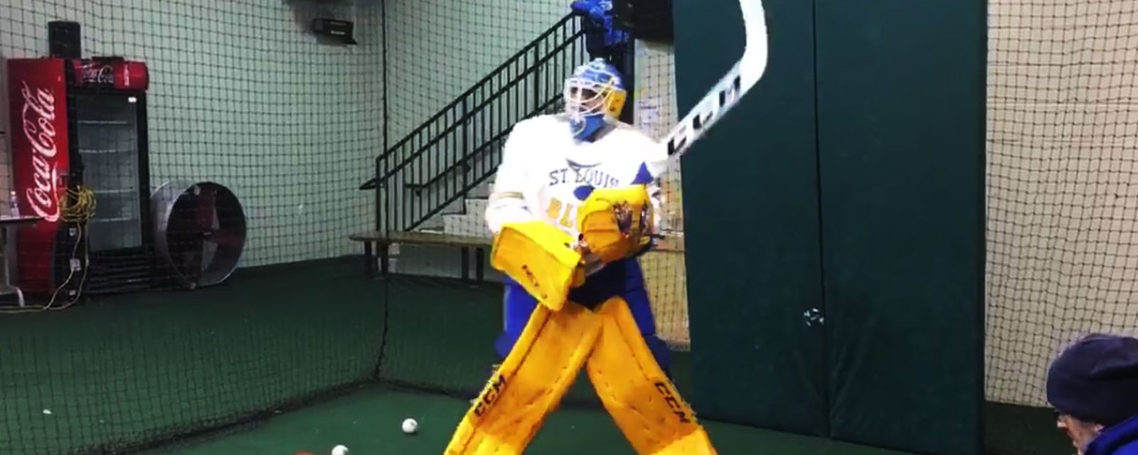 Must See: Carter Hutton is ready for spring training!