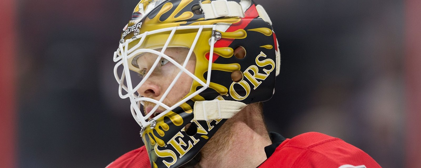 NHL goalie making his 8th straight start fter being waived by two teams this season.