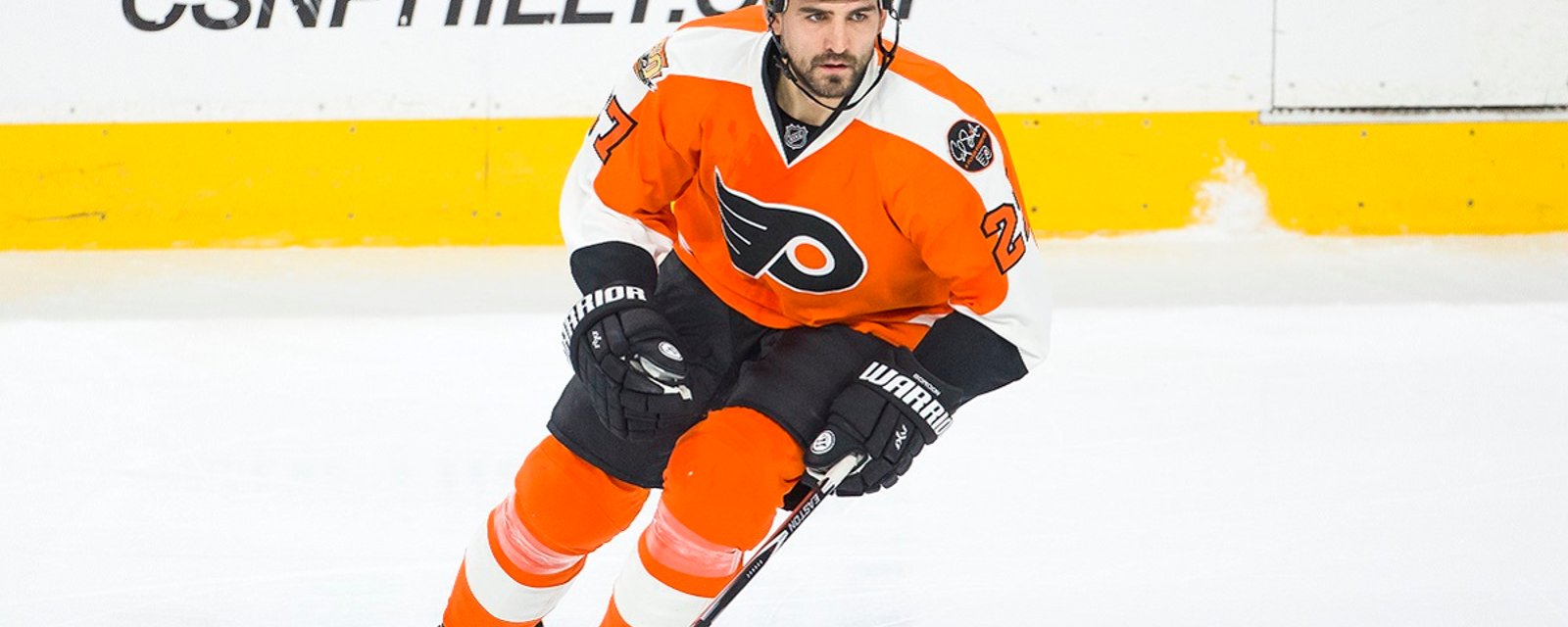 Report: Flyers place veteran center on waivers Friday.