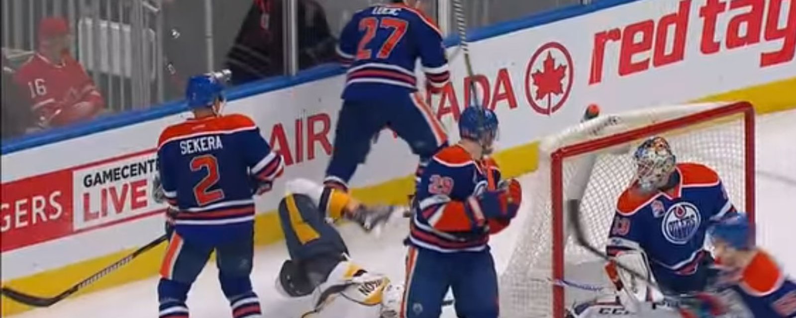 Must See: Lucic destroys Watson then scores game tying goal.