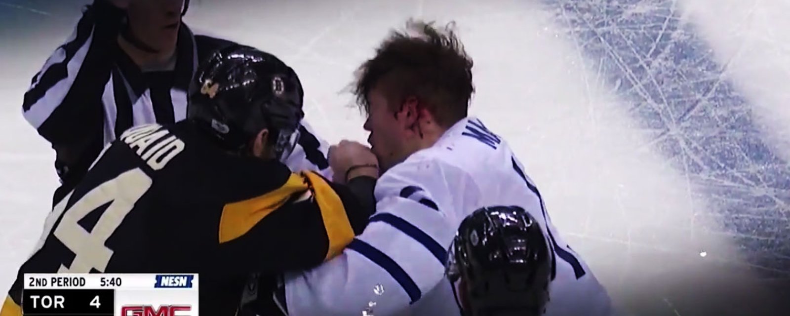 Matt Martin and Adam McQuaid deliver one of the best fight of the year!
