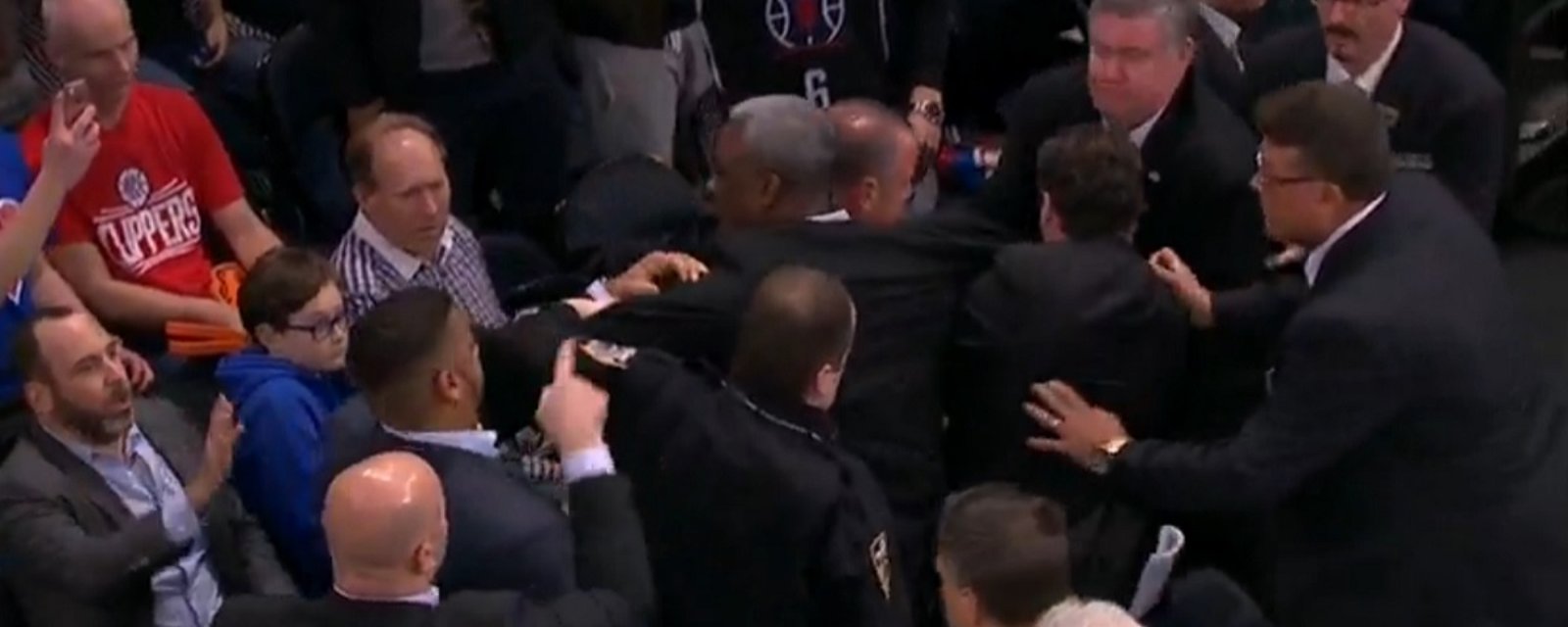 Breaking: NBA legend arrested after getting into a fight with NBA owner during the game!