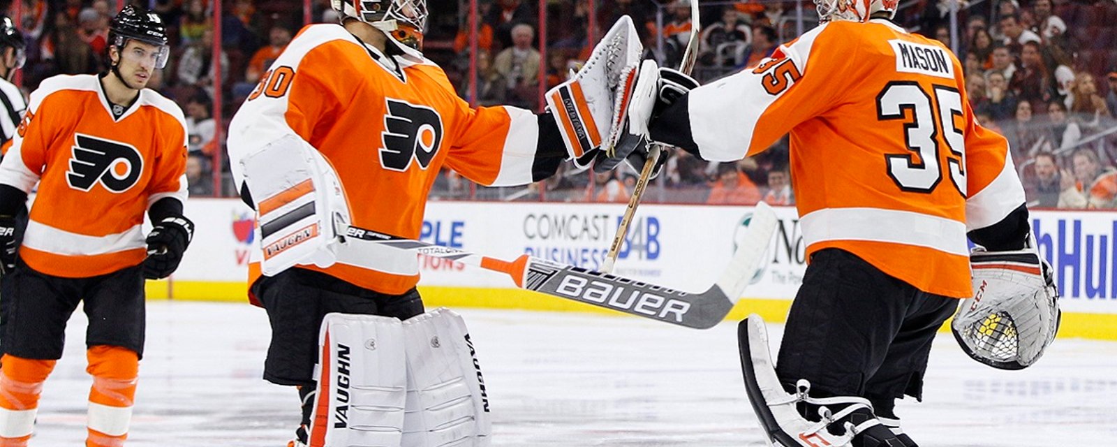 Report: Flyers name their starting goaltender... for now.