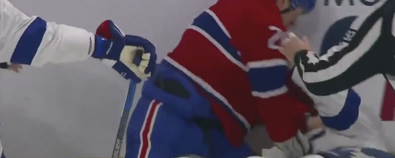 Beaulieu drops gloves to defend Carey Price and drops his opponent as well!