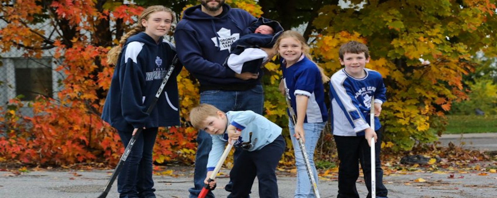 Family names their five kids after Maple Leafs' players.