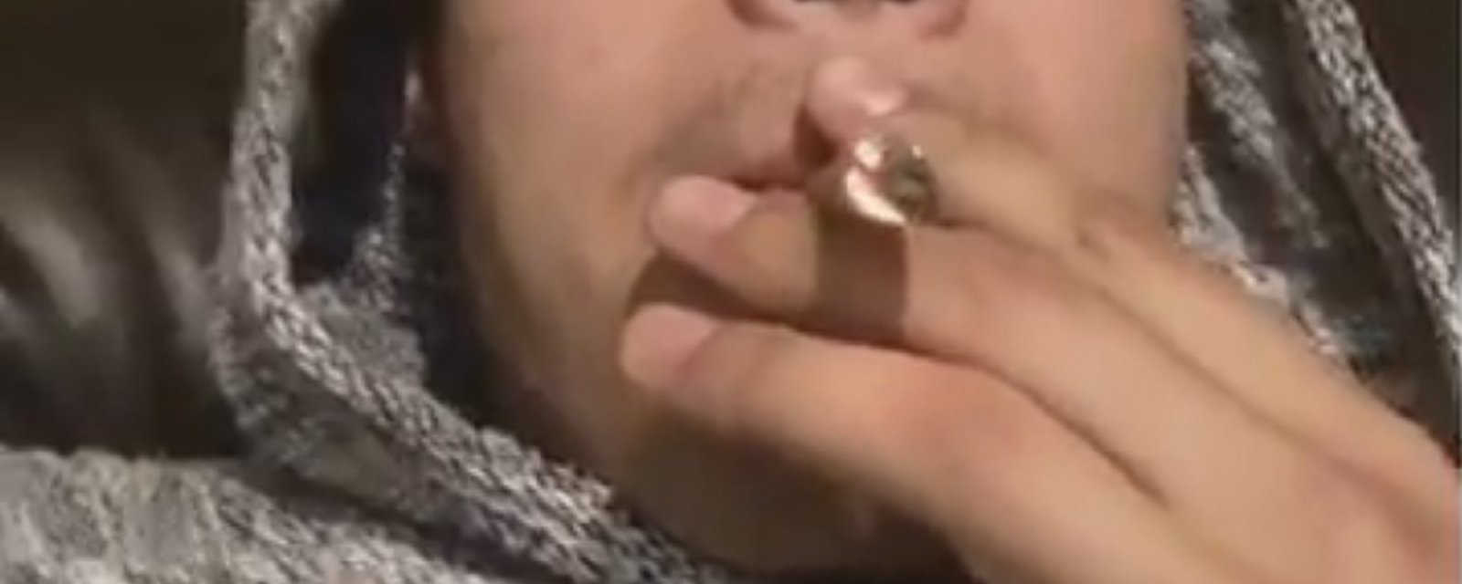 FAIL: NHL prospect puts video of himself smoking a blunt online.