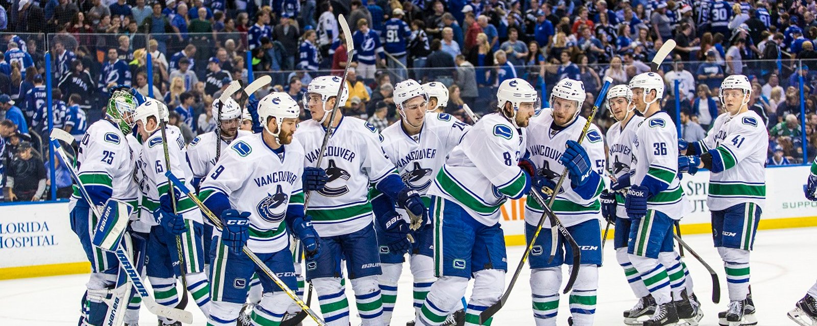 Canucks answer tragedy with a great gesture!
