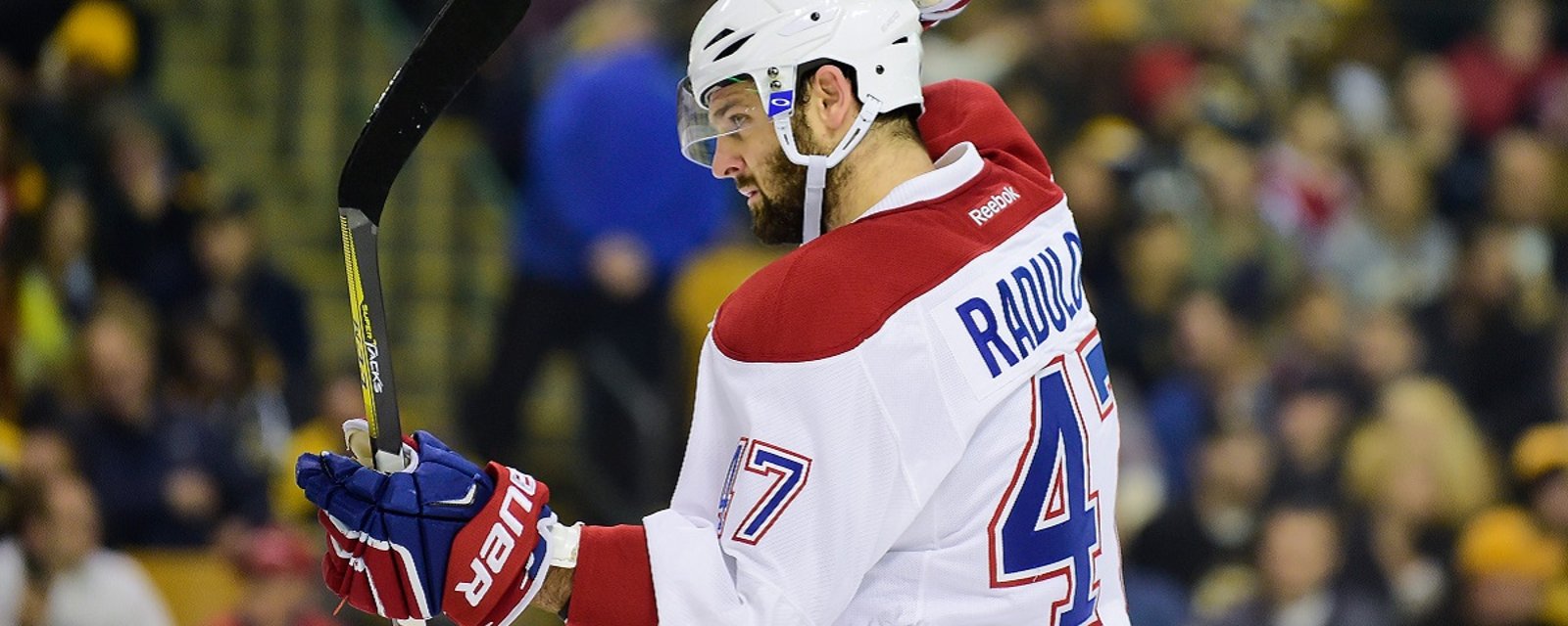 Habs pull Alexander Radulov from their line up this evening.