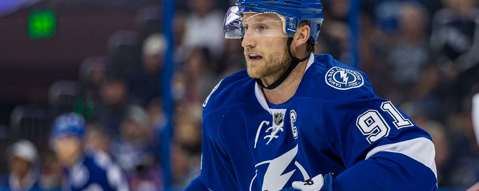 Signs point to a serious injury for Lightning captain Steven Stamkos.