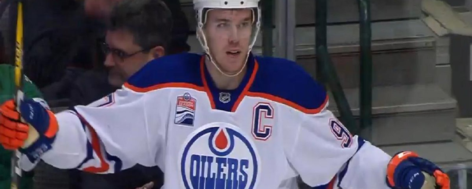 Connor McDavid scores his first career hat trick!