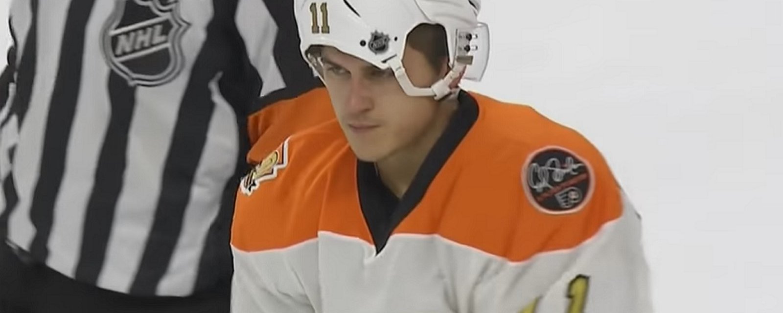 Flyers rookie Konecny drops the gloves with Pirri after questionable hit on teammate.
